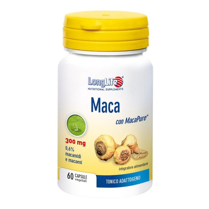 Maca 300mg LongLife 60 Capsule Vegetali