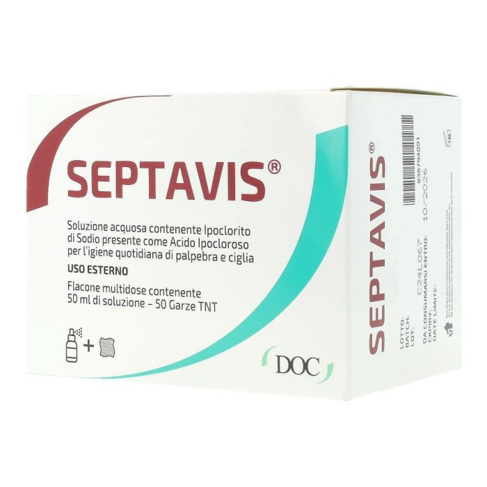 Medivis Septavis 50 Ml + 50 Garze In Tnt Sterili