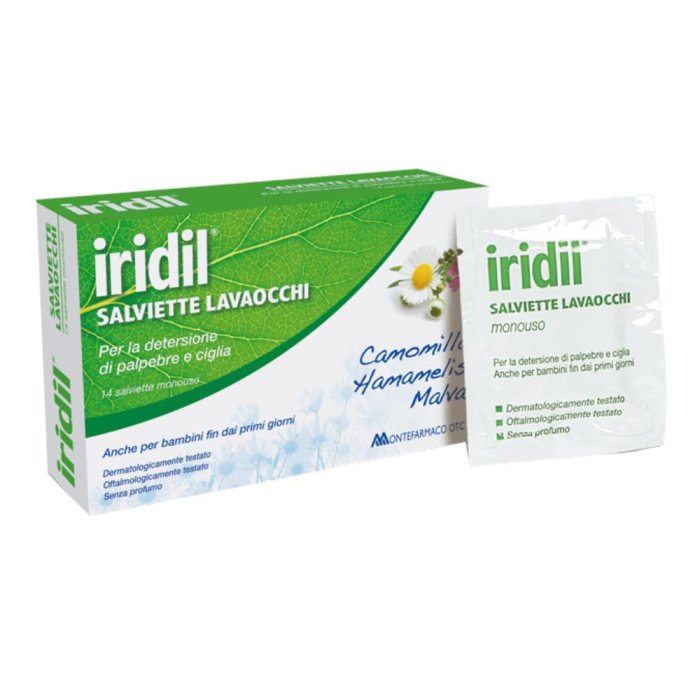 Iridil Salviettine Lavaocchi 28 Pezzi
