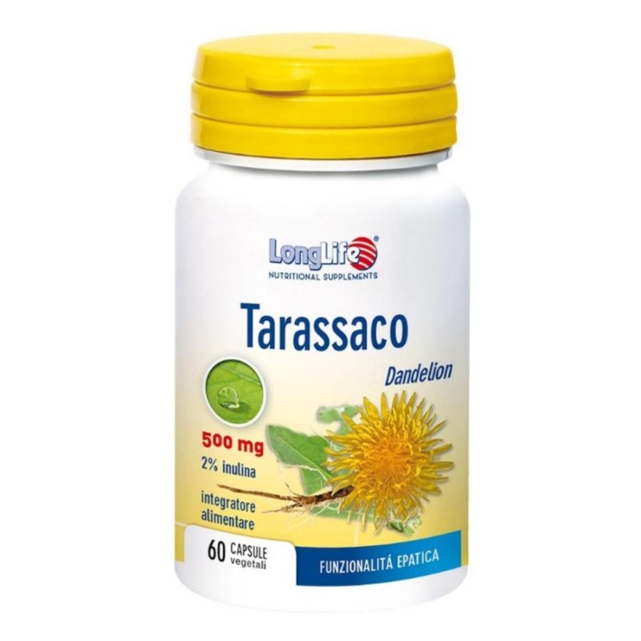 LongLife Tarassaco 60 Capsule Integratore Alimentare Depurativo Fegato e Drenante Naturale LongLife Tarassaco 60 Capsule Integratore Alimentare Depurativo Fegato e Drenante Naturale