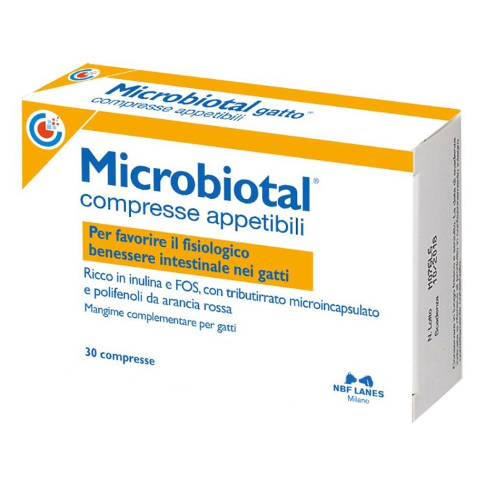 N.b.f. Lanes Microbiotal Gatto 30 Compresse