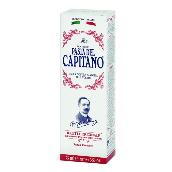 Capit 1905 Dentifricio Pasta Originale per Denti e Gengive Tubo da 75 millilitri