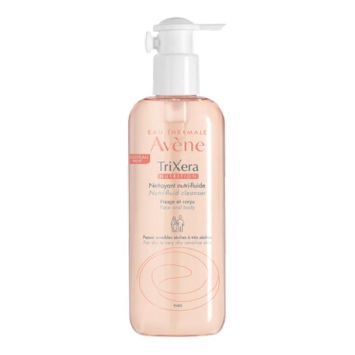 Avene Trixera Nutrition Detergente Nutri-Fluido Viso E Corpo Pelle Secca  400 ml