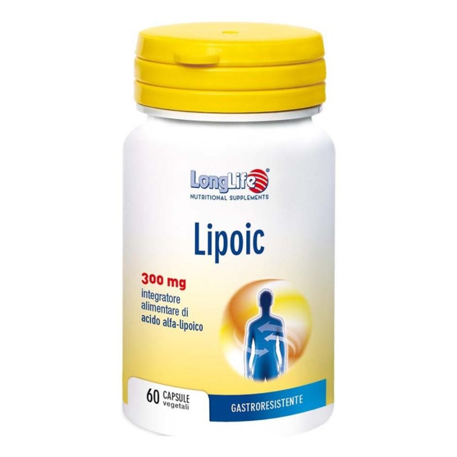 Longlife Lipoic Integratore Alimentare 60 Capsule Longlife Lipoic Integratore Alimentare 60 Capsule