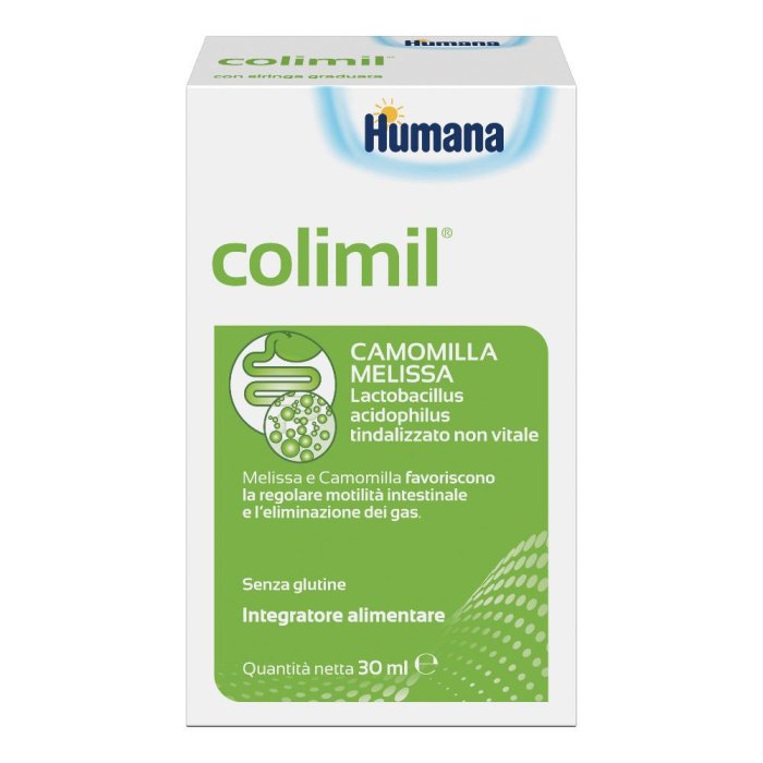 Humana Colimil integratore contro stitichezza e gas intestinali per bambini 30 ml