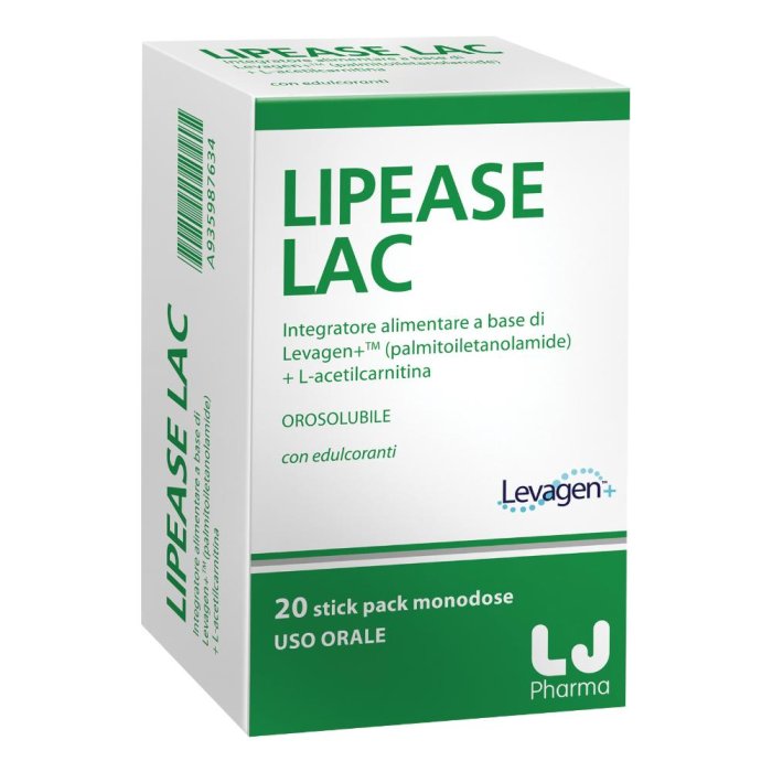 Lj Pharma Lipease Lac 20 Bustine Orosolubili 50 G