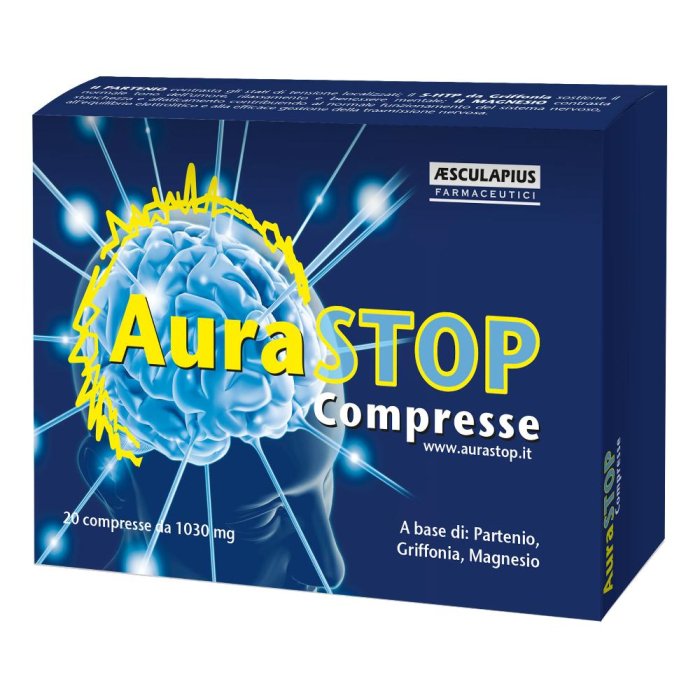 Aurastop Integratore Alimentare Mal Di Testa 20 Compresse