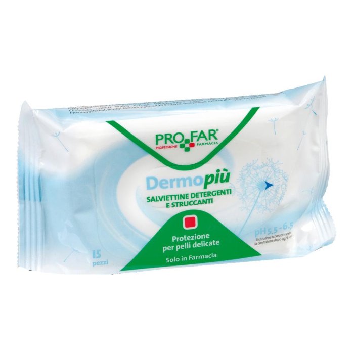 Profar Dermo Piu Salviette Detergenti Struccanti 20 salviette