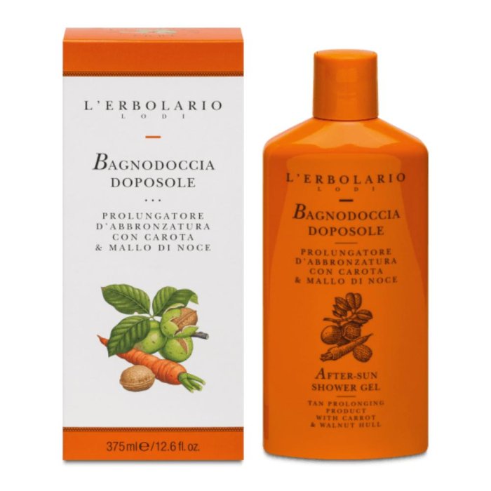 L'Erbolario Linea Solare Doposole Bagnodoccia Intensificatore Abbronzatura 375ml