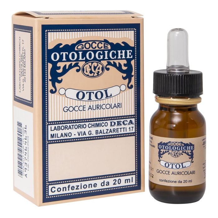 Deca Laboratorio Chimico Otol Gocce Soluzione Emolliente Umettante 20 Ml