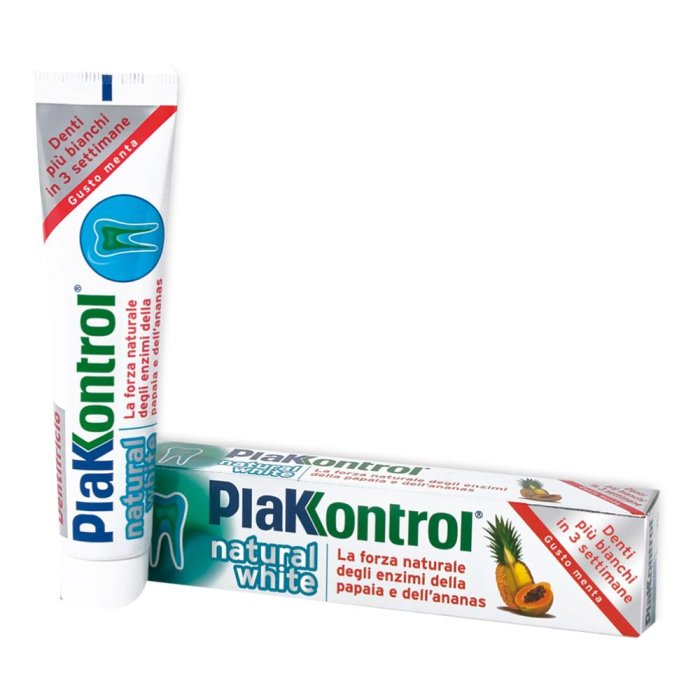 Plakkontrol  Igiene Dentale Quotidiana Natural White Dentifricio 100 g