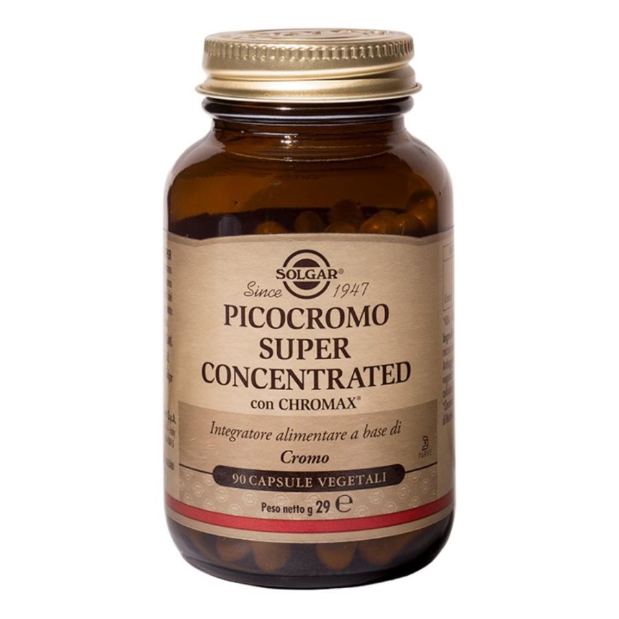 Solgar  Metabolismo Sano Picocromo Super Concentrated Alimentare 90 Capsule