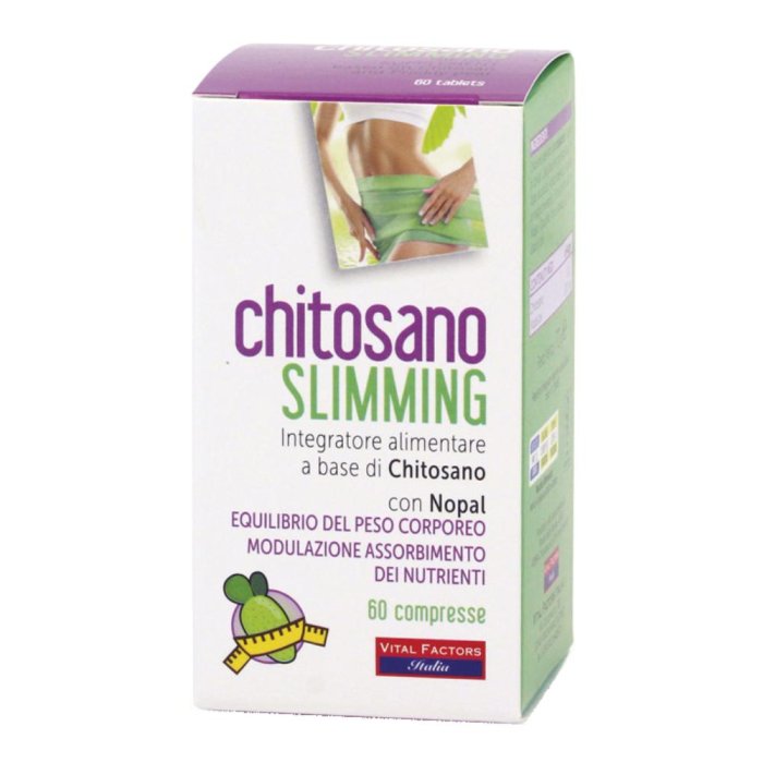 Vital Factors Chitosano Slimming Integratore Alimentare 60 Compresse