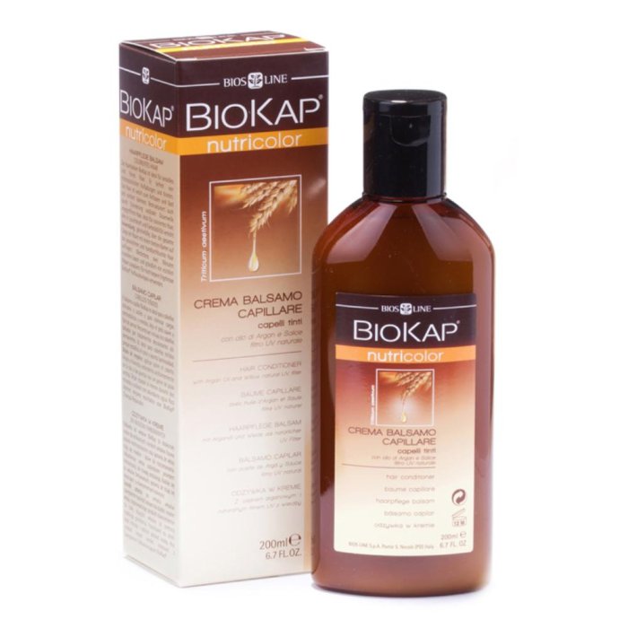 Bios Line Biokap Nutricolor - Crema Balsamo Capillare Capelli Tinti 200 ml