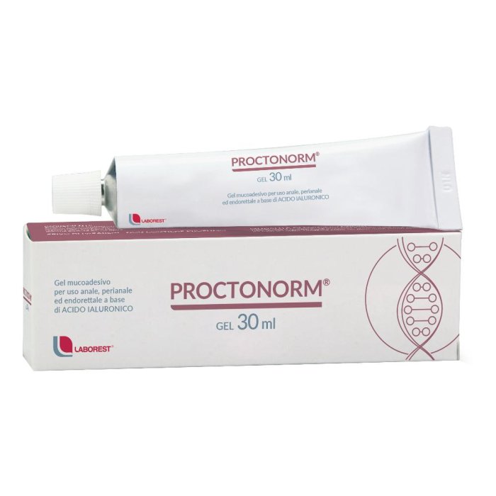 Proctonorm Gel 30ml  Gel Muco-Adesivo per Sollievo Anale e Perianale