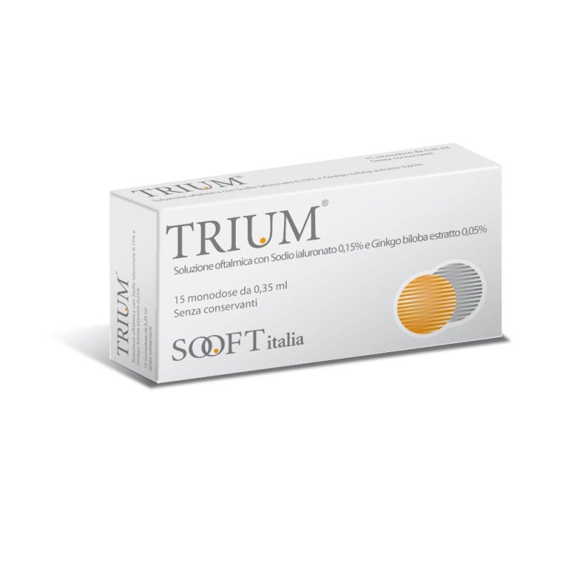 Sooft Italia  Salute degli Occhi Trium Collirio Rigenerante 15 Flaconcini