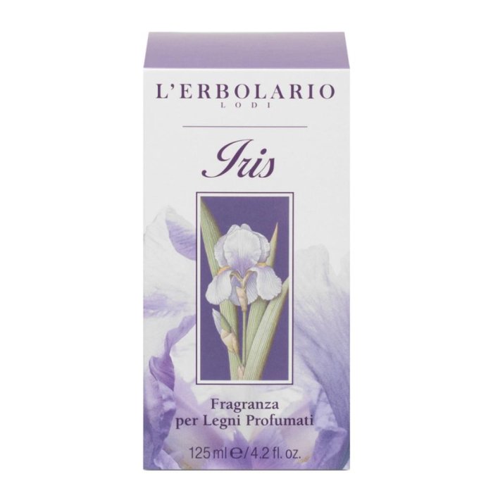 L'Erbolario Linea Iris Fragranza Per Ambienti con 7 Bastoncini Profumati 125 ml