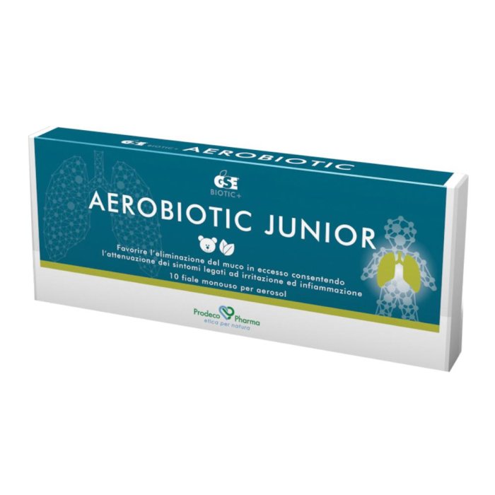 GSE  Biotic Vie Aeree Aerobiotic Junior Soluzione Nebulizzabile 10 Fiale