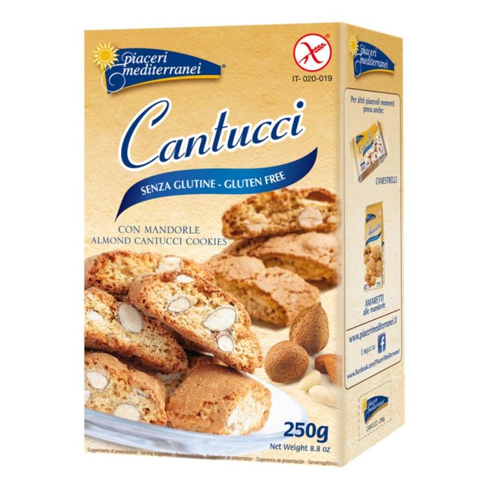 Eurospital Piaceri Mediterranei Cantucci 250 G
