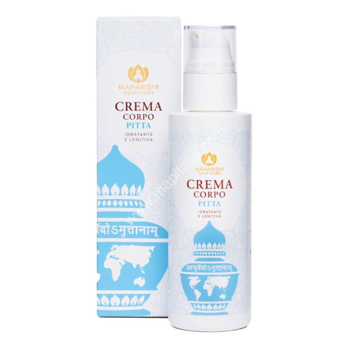 Crema corpo Pitta 200 ml - crema ayurvedica corpo per pelle Pitta
