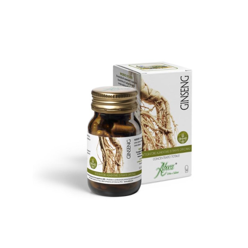 Aboca Ginseng Concentrato Totale Integratore Alimentare  50 Opercoli