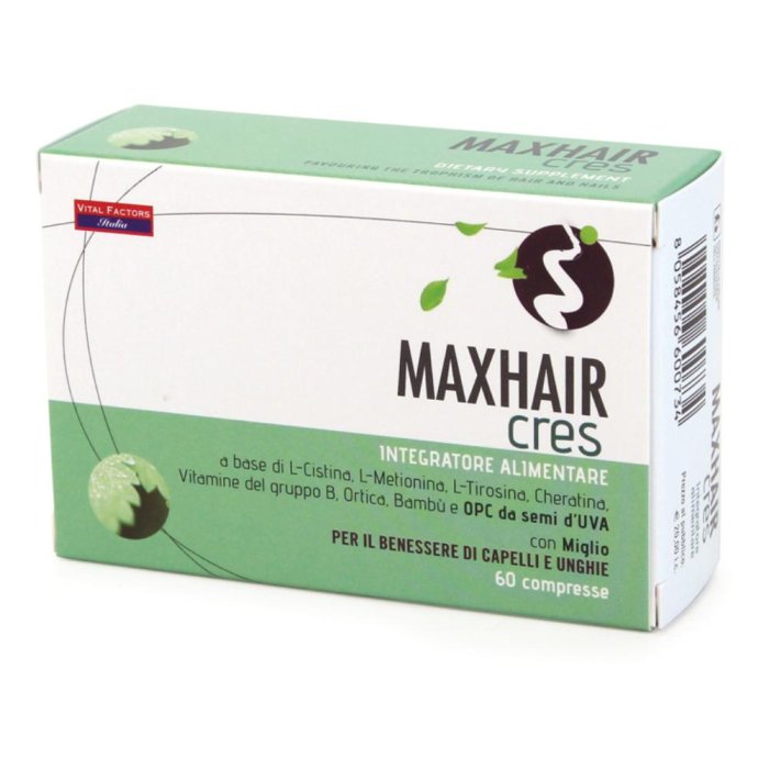 Vital Factors Max Hair Cres Integratore Alimentare Capelli 60 Compresse