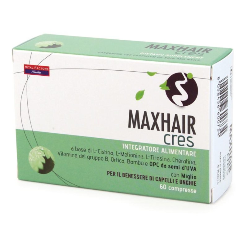 Vital Factors Max Hair Cres Integratore Alimentare Capelli 60 Compresse