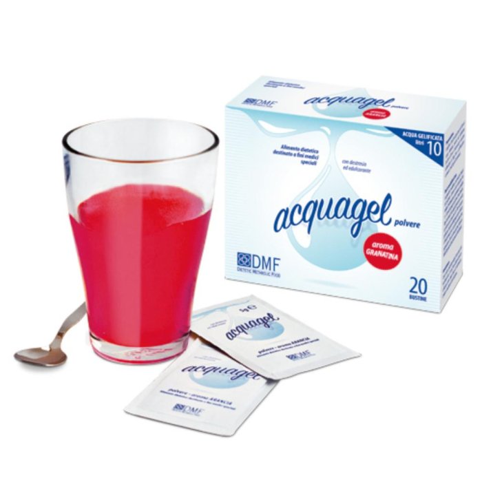 Acquagel gusto granatina 20 bustine 5 g