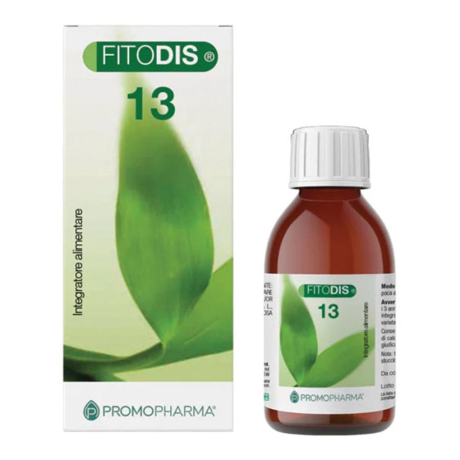 Fitodis 13 gocce 50 ml - integratore fitoterapico in gocce formula 13