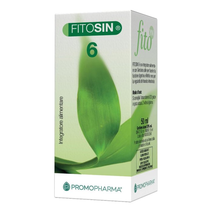 Fitosin 6 Gocce Psalm Integratore Alimentare a Base di Estratti Vegetali Flacone 50 ml