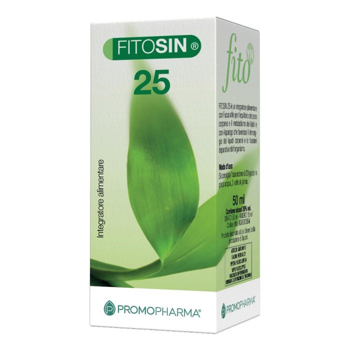 Fitosin 25 Gocce 50 Millilitri Integratore Alimentare a Base di Estratti Vegetali