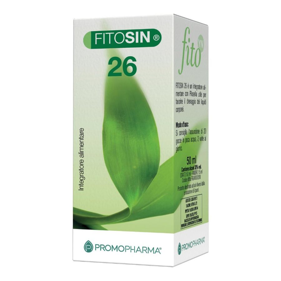 Fitosin 26 Gocce 50 Millilitri Integratore Naturale Fitosin per il Benessere dell’Organismo