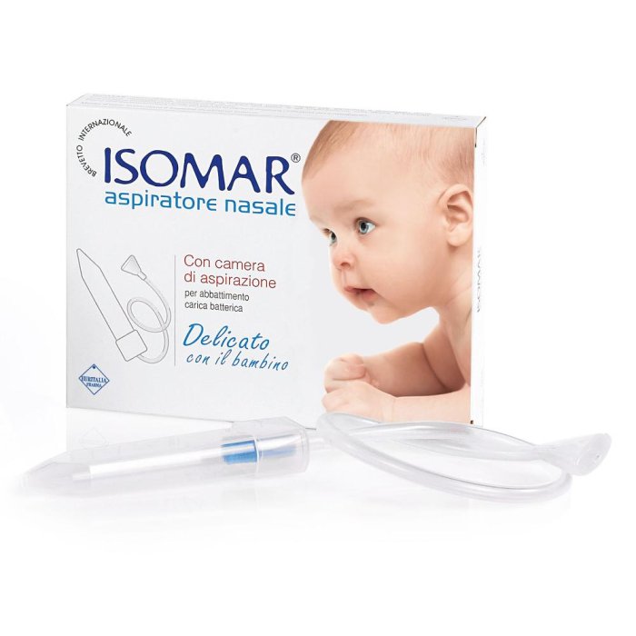 Isomar  Pulizia e Salute del Naso Aspiratore Nasale Bambini con 3 Ricambi