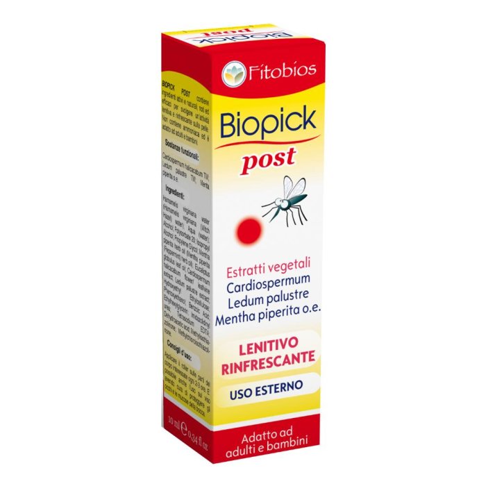 Biopick Post roll-on 10 ml dopopuntura lenitivo per punture di insetti