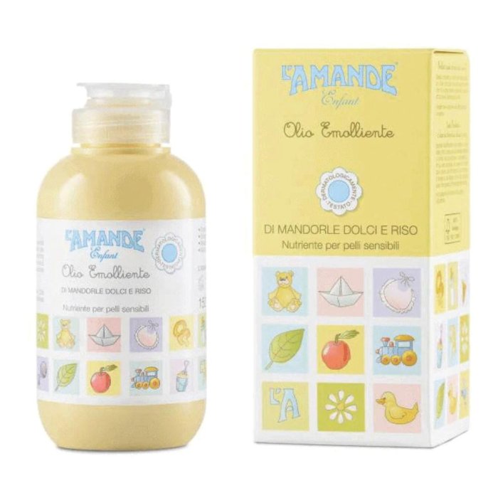 L'Amande Enfant - Olio Emolliente Corpoper Neonati e Bambini 150 ml