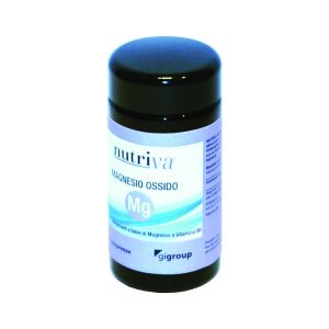 Nutriva  Sali Minerali Magnesio Ossido Integratore 50 Compresse