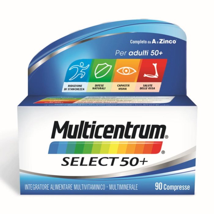 Multicentrum Select 50+ Integratore Multivitaminico 90 Compresse