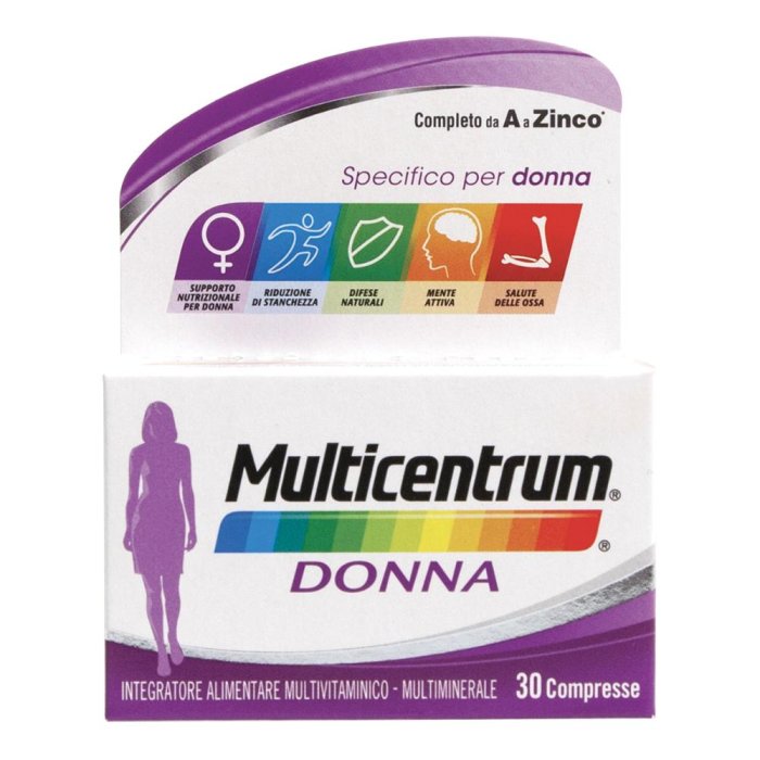 Multicentrum Donna Integratore Alimentare 30 Compresse