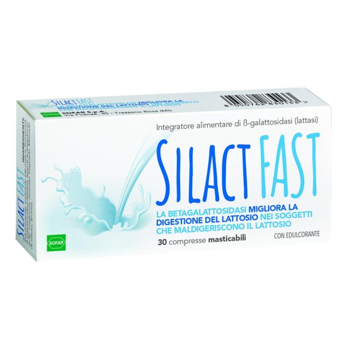 Sofar  Digestione Sana Silact Fast Integratore 30 Compresse Masticabili