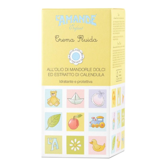 L'Amande Enfant - Crema Fluida per Neonati e Bambini 200 ml