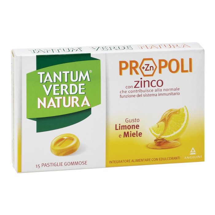 Tantum Verde Natura Pastiglie Gommose gusto Limone & Miele 15 pastiglie gommose 30 g