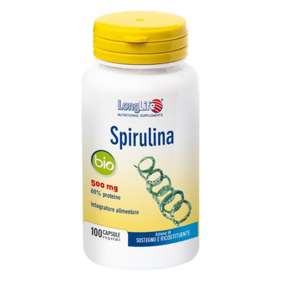 Phoenix  - Longlife Longlife Spirulina Bio 500 Mg 100 Capsule Vegetali