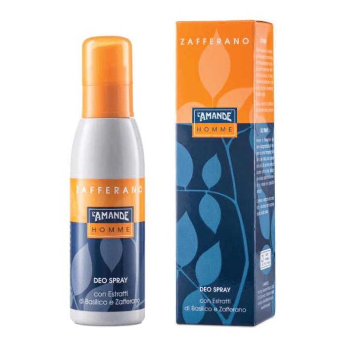 L'amande Homme Zafferano Deodorante Spray Profumato 125 Ml