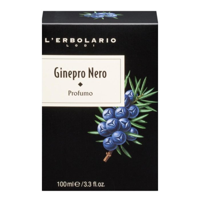 Profumo Ginepro Nero 100 ml L’Erbolario – Fragranza Intensa Legnosa Speziata per Uomo