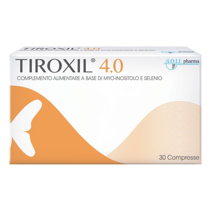 Tiroxil 4.0 Integratore Alimentare 30 Compresse con Myo-inositolo e Selenio per la Funzione Tiroidea