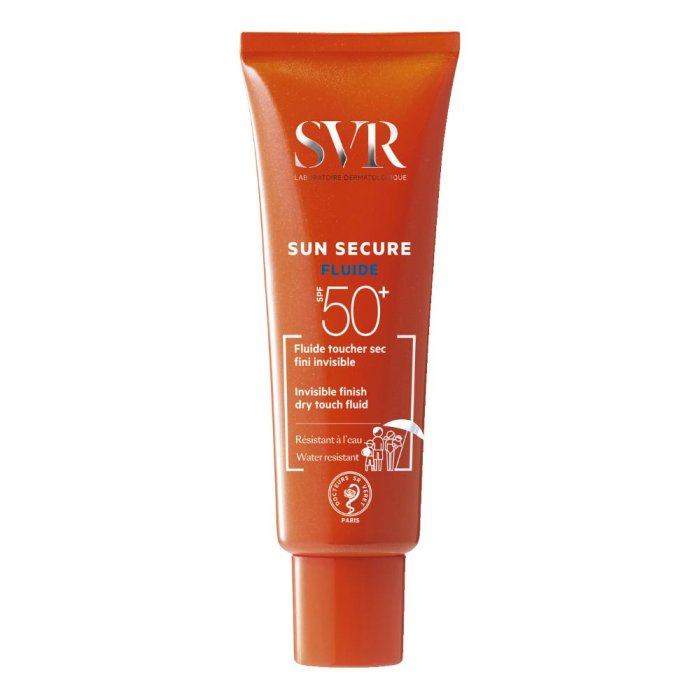 SVR Sun Secure Fluide SPF 50+ Fluido Invisibile Effetto Dry Touch Viso 50 ml