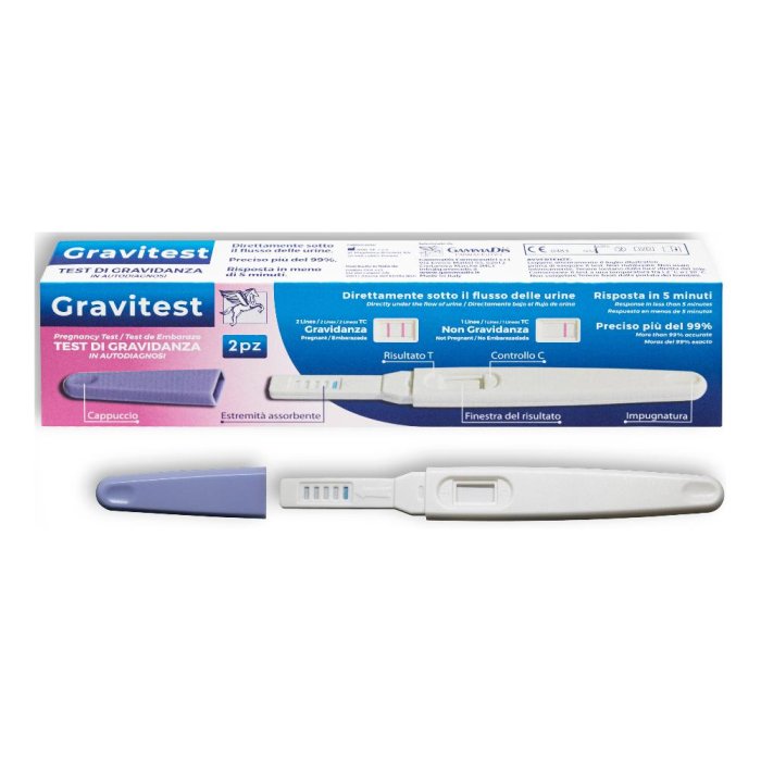 Test di gravidanza Grav Plus Gammatest confezione 2 pezzi