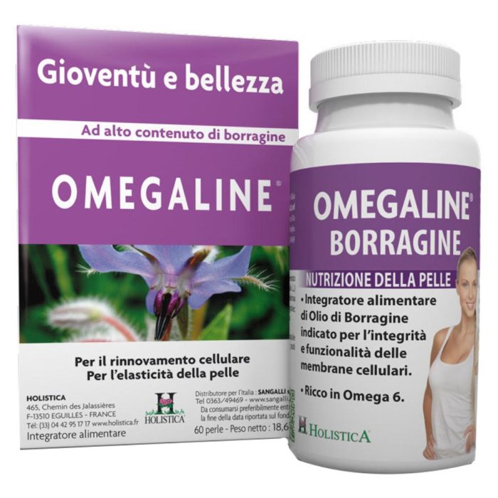 Omegaline Holistica 120 capsule integratore olio di borragine per pelle