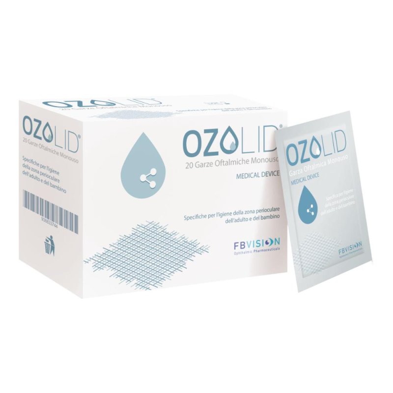 FB Vision  Dispositivi Medici Ozolid 20 Salviette Oculari Detergent Monouso