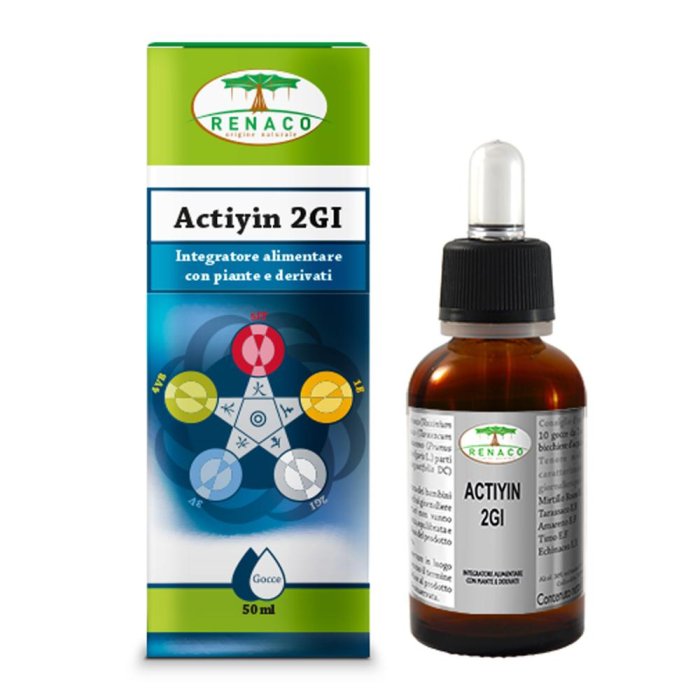 Actiyin 2GI gocce 50 ml integratore per flora intestinale e difese